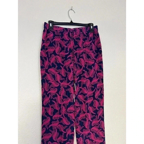 Diane Von Furstenberg Bennett Two Silk Pants Womens Size 4 Drawstring Pockets - Picture 3 of 12